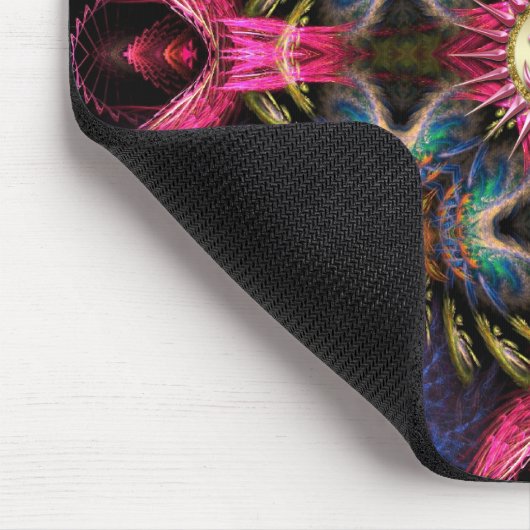 Om Angels Fraktal New Age Art Mousepad (Ecke)