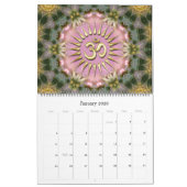 OM Artistry Yoga NewAge Meditational Mandala Kalender (Jan 2026)