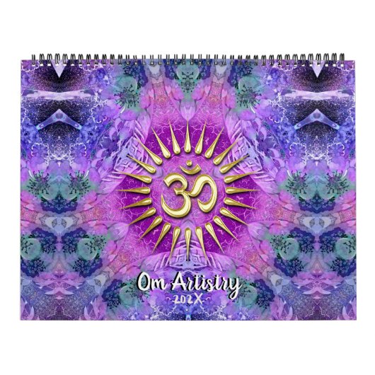 OM Artistry Yoga NewAge Meditational Mandala Kalender (Titelbild)
