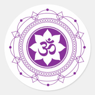 OM-Aufkleber Runder Aufkleber