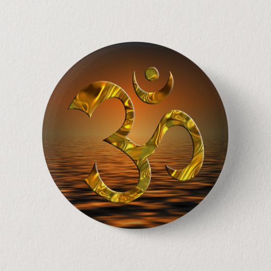 OM / AUM - GOLD BUTTON (Vorderseite)