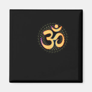 Om Aum Omkara altes Symbol Kunst spirituelles Yoga Magnet