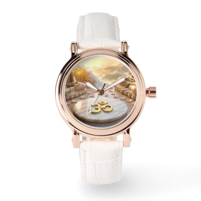 OM - AUM - ZEN BUDDHISM ARMBANDUHR (Vorderseite)
