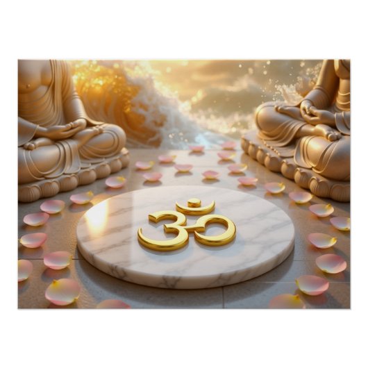 OM - AUM - ZEN-BUDDHISMUS POSTER (Vorderseite)