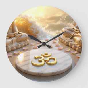 OM - AUM - ZEN-BUDDHISMUS - Wanduhr