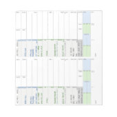 OM - B787-Notes-Karte Notizblock (Vorderseite)