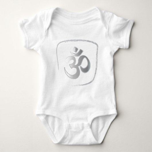 Om Baby Strampler (Vorderseite)