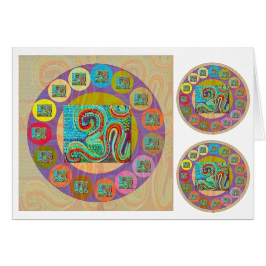 OM-Beschwörungsformel: Aufmunternde Anzeige und (Vorderseite (Horizontal))