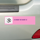 OM-Buddhist, IST, WO DAS HERZ IST Autoaufkleber (Auf Auto)