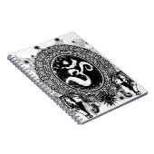 Om Cameo Spiral Foto Notebook Notizblock (Rechte Seite)