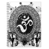 Om Cameo Spiral Foto Notebook Notizblock (Vorderseite)