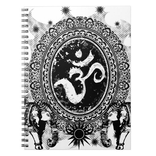 Om Cameo Spiral Foto Notebook Notizblock (Vorderseite)