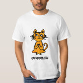 Om Cat - Funny Yoga T Shirt (Männer) (Vorderseite)