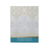 OM Chakra Yoga Personalisiert Notepad Notizblock (Rotiert)