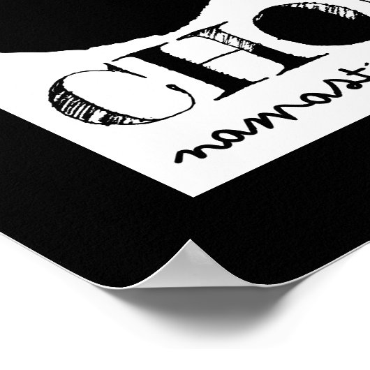 Om Chomsky Poster (Ecke)