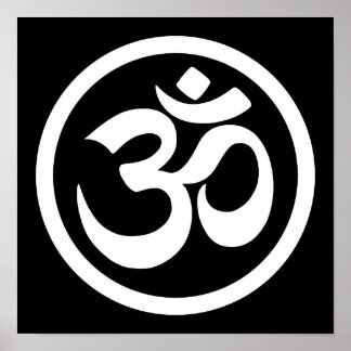 Om Circle Poster