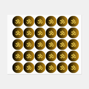 Om Collection Stickers Etiketten