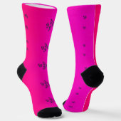 Om Compass | Magenta Socks Socken (Gewinkelt)