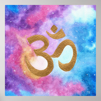 Om Cósmico Foliendrucke