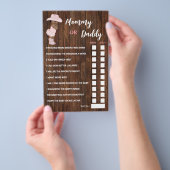 OM Cowgirl Mama oder Vater Said Baby Shooting Game Flyer (Handgriff)