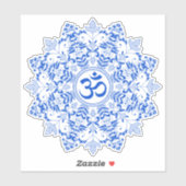 Om design aufkleber (Blatt)