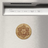 Om-Design für Stone Floral Magnet (In Situ (Geschirrspüler))