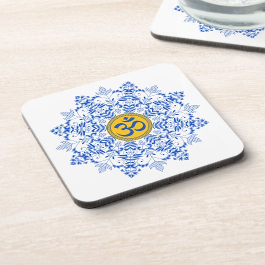 Om design getränkeuntersetzer (Linke Seite)