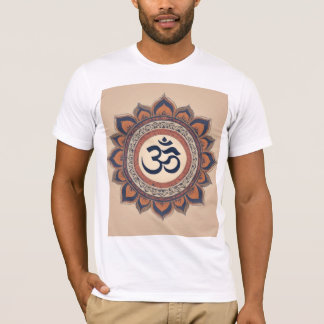 Om Design T - Shirt verbindet wunderschön Spiritua