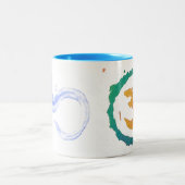 Om Dragon Zweifarbige Tasse (Mittel)