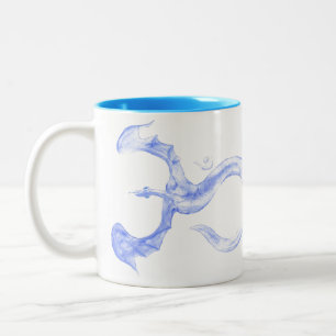 Om Dragon Zweifarbige Tasse