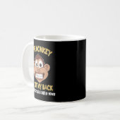 OM Erholung, der Affe ist mir aus dem Rücken Kaffeetasse (Vorderseite Links)