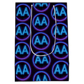 OM Erholung Neonlicht Mittlere Geschenktüte (Rückseite)