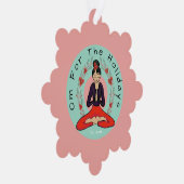Om For The Holidays Ornament Card Karte (Rechts)