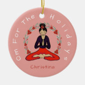 'Om For The Holidays' Yogi Friend Ornament (Vorne)