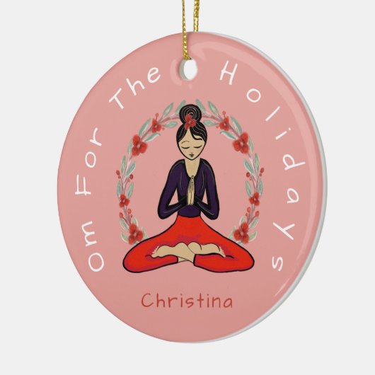 'Om For The Holidays' Yogi Friend Ornament (Links)