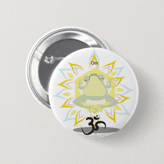 Om Frog Button (Vorne & Hinten)