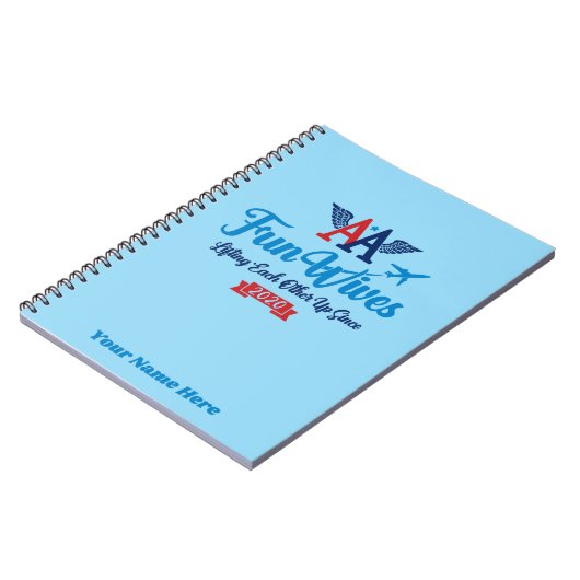 OM Fun Ehefrauen Logo-Notebook Notizblock (Linke Seite)