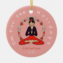 'Om für die Feiertage' Yogi-Ornament