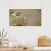 Om Gam Ganapataye Namaha - Mantra Poster (Küche)