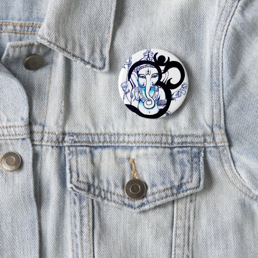 OM - Ganesha Button (Beispiel)