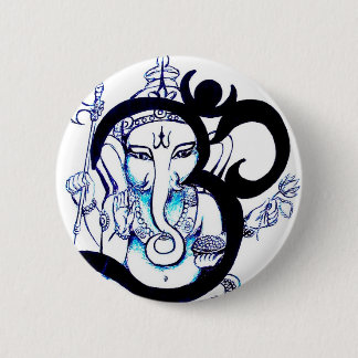 OM - Ganesha Button