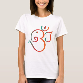 OM-ganpati-grün-orange T-Shirt