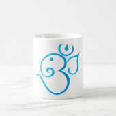 OM-ganpati-turqoise Kaffeetasse (Mittel)