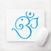 OM-ganpati-turqoise Mousepad (Mit Mouse)