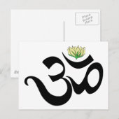 Om Gift Postkarte (Vorne/Hinten)