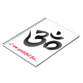 Om Gratitude Journal Notizblock (Linke Seite)