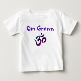 Om Grown Dark Purple Baby Tee