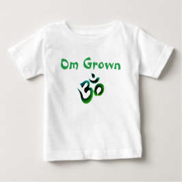 Om Grown Green Baby Tee