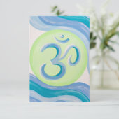 Om Grußkarten Dankeskarte (Stehend Vorderseite)