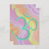 Om Grußkarten Dankeskarte (Vorne/Hinten)